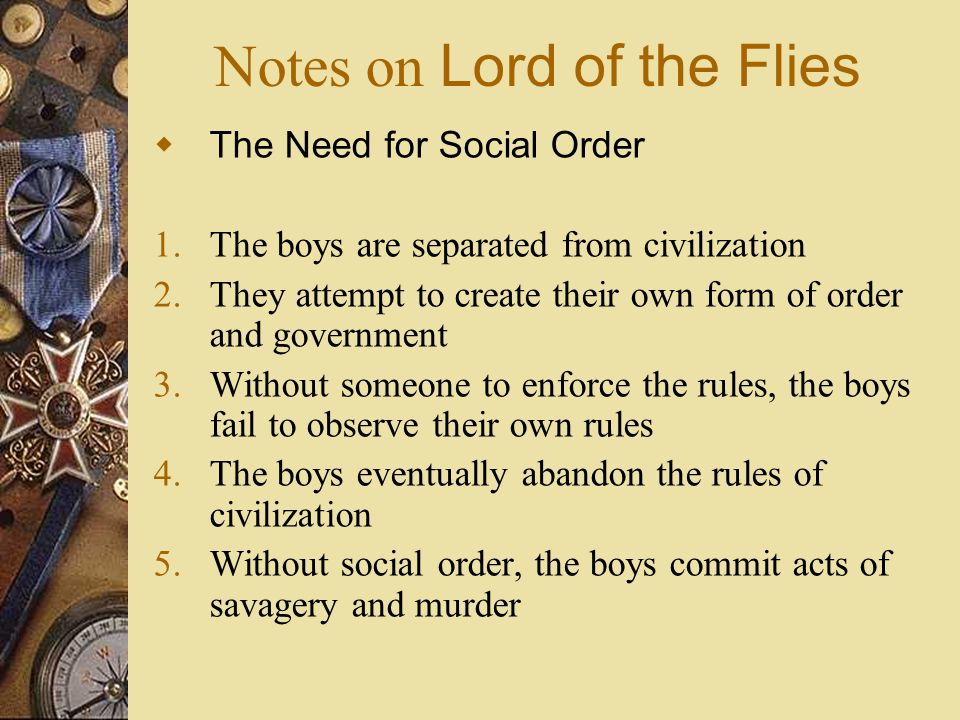 Lord of the flies social justice